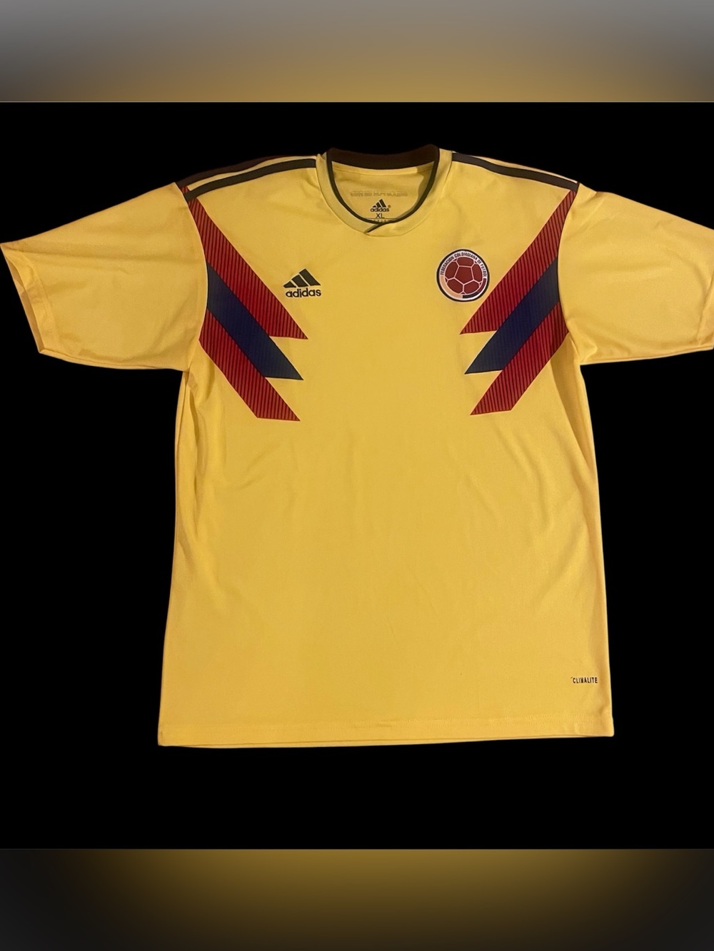 ADIDAS COLOMBIA NATIONAL TEAM 2017 2018 HOME FOOTBALL SHIRT SOCCER JERSEY  XL